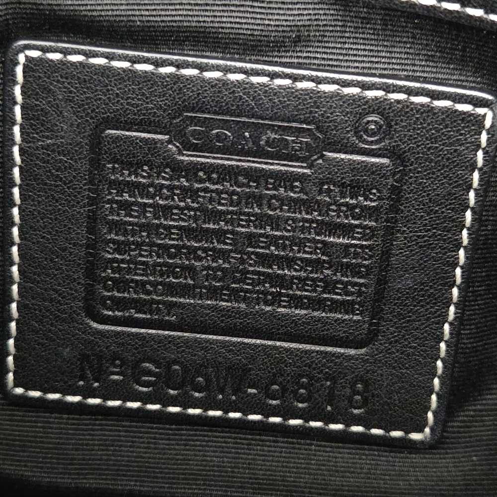EXCELLENT VINTAGE COACH Y2K MINI SIGNATURE SOHO BUCKLE FLAP SHOULDER BAG 6818 - Picture 10 of 11